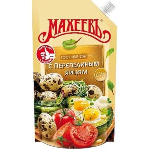 Майонез с перепелиным яйцом "Махеевъ" 190г