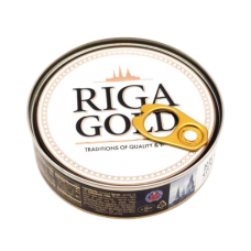 Копченые шпроты в масле RIGA GOLD, 160г  36шт в уп (RG45007)