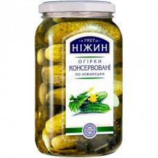 Огурцы консервированные по-Нежински, 920 г. ТМ Нежин 12 шт в уп (KN31029)