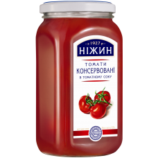  Томаты консервированные в томатном соке, 920 г. ТМ Нежин 12 шт в уп (KN31018)