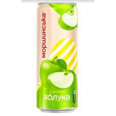Лимонад со вкусом яблока Моршинская 0,33л. жб (nc24006)